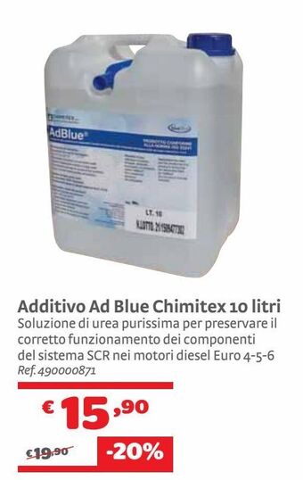 Additivo ad blue chimitex 10 litri