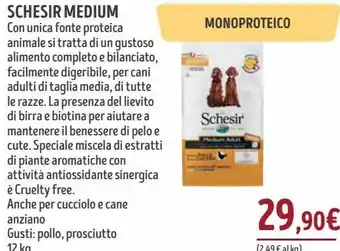Il Gigante Schesir medium offerta