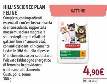 Il Gigante Hill's science plan feline offerta