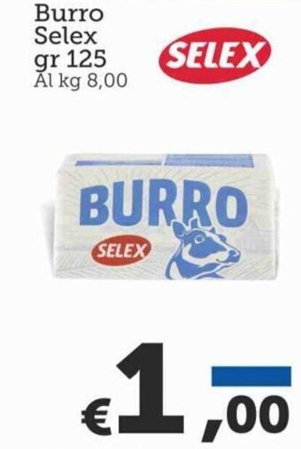 MAX Supermercati Selex Burro 125 gr offerta