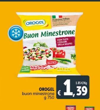 Deco Market Orogel buon minestrone g 750 offerta