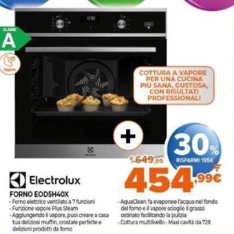 Expert Electrolux Forno EOD5H40X offerta