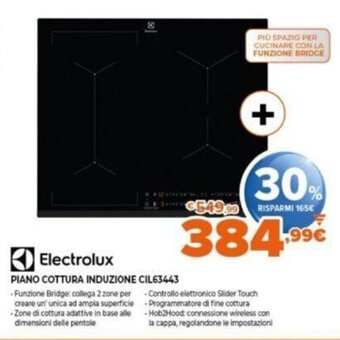 Expert Electrolux Piano Cottura Induzione CIL63443 offerta