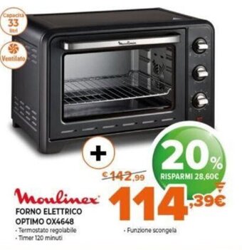 Moulinex Forno Elettrico Optimo OX4648