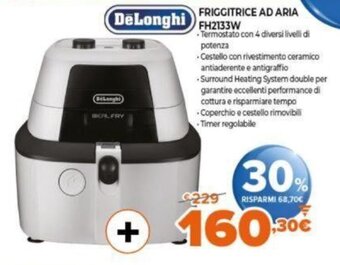 Expert DeLonghi Friggitrice Ad Aria FH2133W offerta