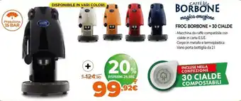 Expert Frog Borbone + 30 Cialde offerta