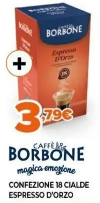 Expert Caffè Borbone Confezione 18 Cialde Espresso D'Orzo offerta