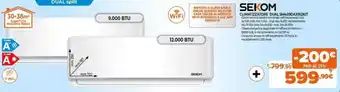 Expert Sekom Climatizzatore Dual SM409DAX912KIT offerta
