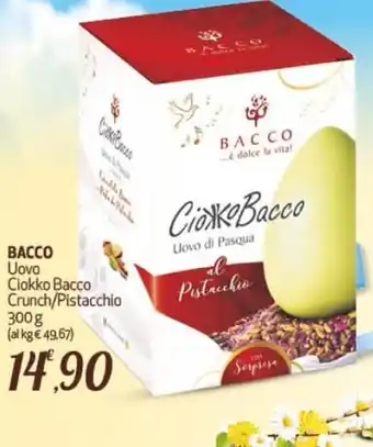 Bacco Uovo Ciokko Bacco Crunchy/Pistacchio 300 g