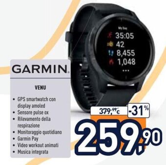 Unieuro Garmin Venu offerta