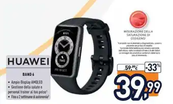 Unieuro Huawei Band 4 offerta