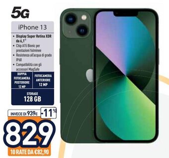 Unieuro iPhone 13 offerta