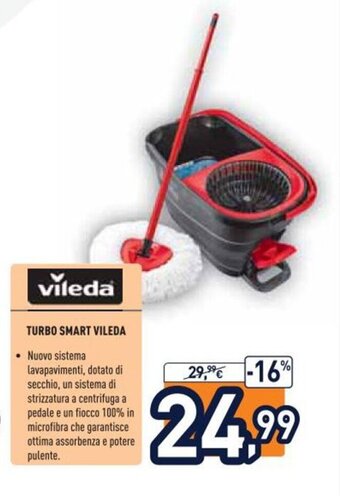 Unieuro Vileda Turbo Smart offerta