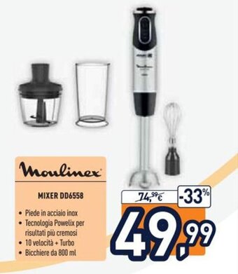 Unieuro Moulinex Mixer DD6558 offerta