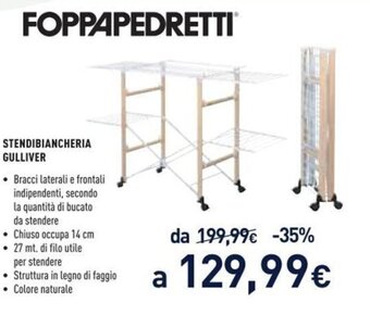 Unieuro Stendibiancheria Gulliver offerta