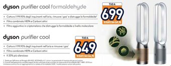 Unieuro dyson purifier cool offerta