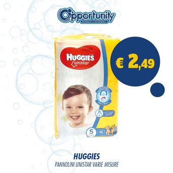 Huggies Pannolini Unistar varie misure