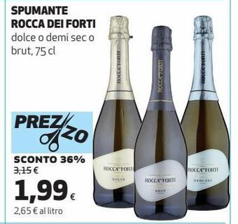 Coop Spumante rocca dei forti offerta