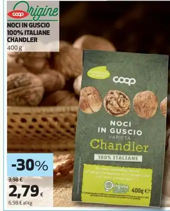 Coop Noci in guscio 100% italiane chandler offerta