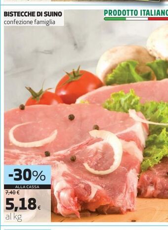 Coop Bistecche di suino offerta