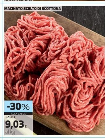 Coop Macinato scelto di scottona offerta