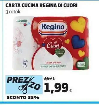 Coop Carta da cucina regina di cuori offerta