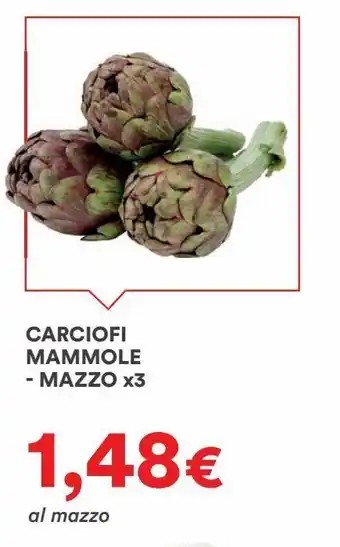 Coop Carciofi mammole - mazzo x 3 offerta