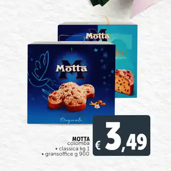 Deco Supermercati Motta colomba classica kg 1 / gransoffice g 900 offerta