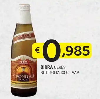 Samia Cash and Carry Ceres Birra Bottiglia 33 cl. vap offerta