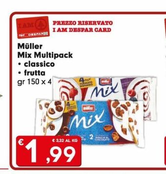 DeSpar Express Muller mix multipack classico frutta offerta