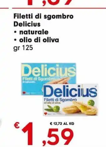 DeSpar Express Filetti di sgombro delicius offerta