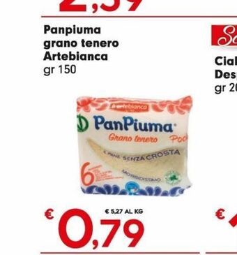 Panpiuma grano tenero artebianca