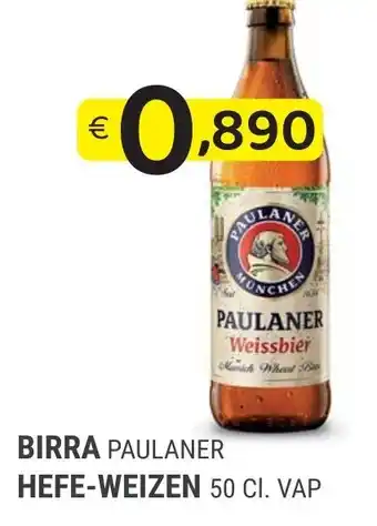 Paulaner Birra Hefe-Weizen 50 cl. Vap
