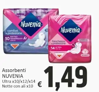 Paghi Poco Nuvenia Assorbenti x10/x12/x14 offerta