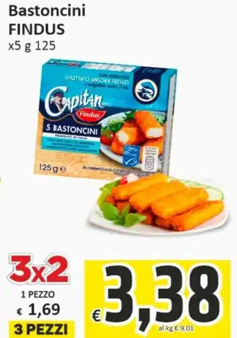 Paghi Poco Findus Bastoncini x5 125 g offerta
