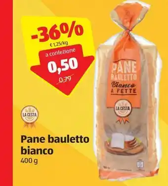 ALDI Pane bauletto bianco la cesta 400 g offerta