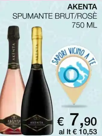 Akenta Spumante Brut/Rosè 750 ml