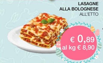 Coop Lasagne alla Bolognese offerta