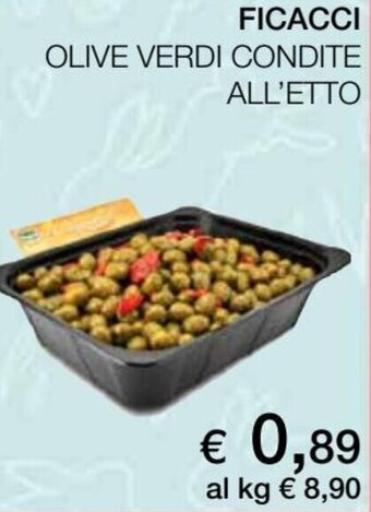 Coop Ficacci Olive Verdi Condite All'Etto offerta