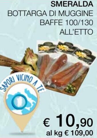 Coop Smeralda Bottarga di Muggine Baffe 100/130 offerta