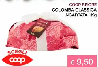 Coop Coop F.Fiore Colomba Classica Incartata 1Kg offerta