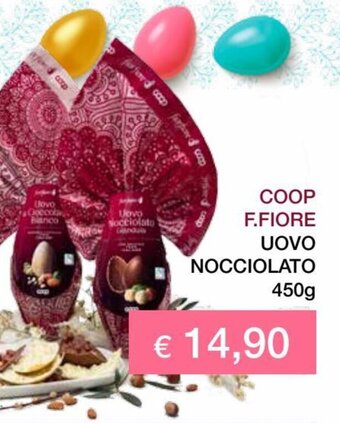 Coop Coop F.Fiore Uovo Nocciolato 450 g offerta
