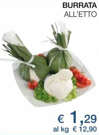 Coop Burrata All'etto offerta