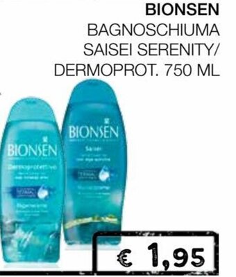 Bionsen Bagnoschiuma Saisei Serenity/Dermoprot. 750 ml