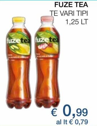 Coop Fuze Tea Te vari tipi 1,25 lt offerta