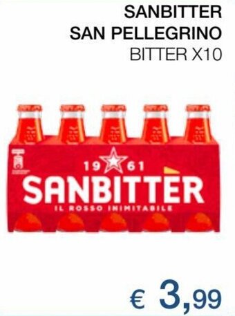 Coop Sanbitter San Pellegrino x10 offerta