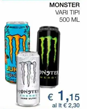 Coop Monster 500 ml offerta