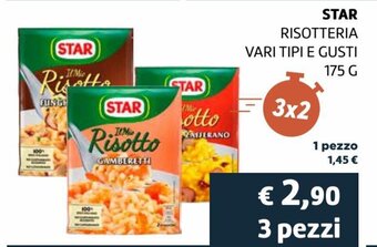 Coop Star Risotteria Vari Tipi e Gusti 175 g offerta
