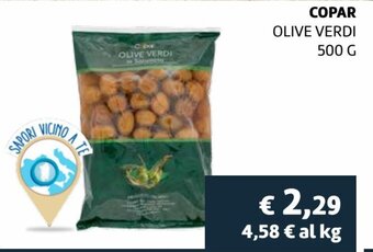 Coop Copar Olive Verdi 500 g offerta