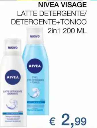 Coop Nivea Visage Latte Detergente/Detergente+Tonico 2in1 200 ml offerta